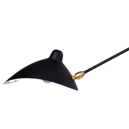 Lampa ścienna CRANE-1W czarna 99 cm