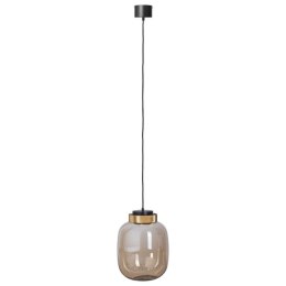 Lampa wisząca BOOM LED bursztynowo złota 25 cm