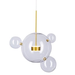 Lampa wisząca BUBBLES 3+1 LED złota 3000K