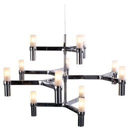 Lampa wisząca CANDLES-12A chrom 75 cm