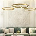 Lampa wisząca CIRCLE 120 LED mosiądz szczotkowany 120 cm