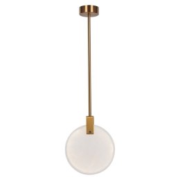 Lampa wisząca MARBLE LED marmurowo złota 30 cm