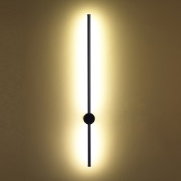 Lampa ścienna SPARO czarna 100 cm