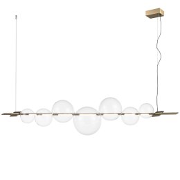 Lampa wisząca AMORE LED złota 153 cm