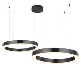 Lampa wisząca CIRCLE 60+80 LED tytanowa na 1 podsufitce