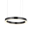 Lampa wisząca CIRCLE 60+80 LED tytanowa na 1 podsufitce