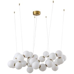 Lampa wisząca CORALLI-100 biało-mosiężna 100 cm