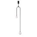 Lampa wisząca LOOP czarna 123 cm