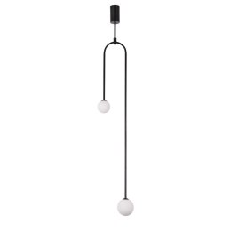 Lampa wisząca LOOP czarna 123 cm