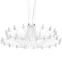 Lampa wisząca MADAME S LED biała 90 cm