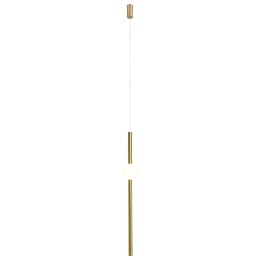 Lampa wisząca O-LINE LED 93 cm mosiądz