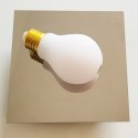 Lampa ścienna BULB złota 15 cm