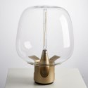 Lampa stołowa FATA transparentno złota 35 *46 cm