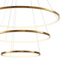 Lampa wisząca CIRCLE SLIM 40+60+80 LED złoty 40 cm + 60 cm + 80 cm