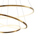 Lampa wisząca CIRCLE SLIM 40+60+80 LED złoty 40 cm + 60 cm + 80 cm