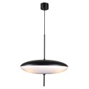 Lampa wisząca PIATTO biało-czarna 50 cm