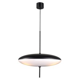 Lampa wisząca PIATTO biało-czarna 50 cm