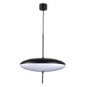 Lampa wisząca PIATTO biało-czarna 50 cm