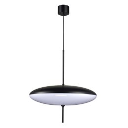 Lampa wisząca PIATTO biało-czarna 50 cm