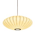 Lampa wisząca SILK FLAT biała 50 cm