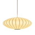 Lampa wisząca SILK FLAT biała 50 cm