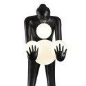 Lampa podłogowa WOMAN-2 BLACK czarna 190 cm