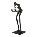 Lampa podłogowa WOMAN-2 BLACK czarna 190 cm