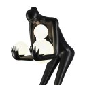 Lampa podłogowa WOMAN-2 BLACK czarna 190 cm