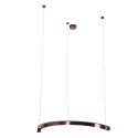 LAMPA WISZĄCA LOTUS 33W BRUSHED BRONZE