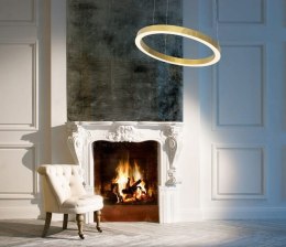 LAMPA WISZĄCA LUXURY 40 CM ZŁOTA ŚCIEMNIALNA