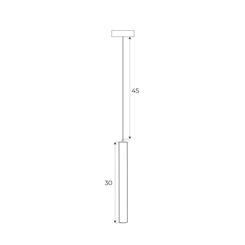 LAMPA WISZĄCA MAGNETYCZNA SYSTEM ON/OFF 5W 361LM 3000K