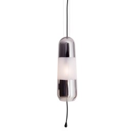 LAMPA WISZĄCA MAURI 1 SMOKY GLASS