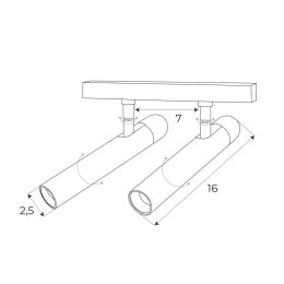 REFLEKTOR MAGNETYCZNY PODWÓJNY SYSTEM DALI 10W 666LM 3000K