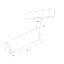 REFLEKTOR MAGNETYCZNY SYSTEM ON/OFF 5W 361LM 3000K