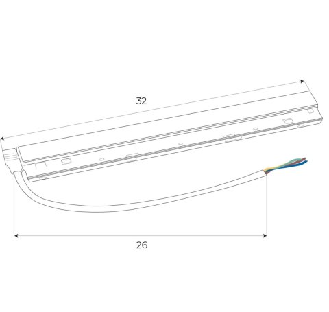 Zasilacz wewnętrzny 200W do szyn magnetycznych