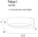 KINKIET TOKYO I BIAŁY