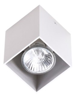 LAMPA SUFITOWA PET SQUARE BIAŁA, GU10