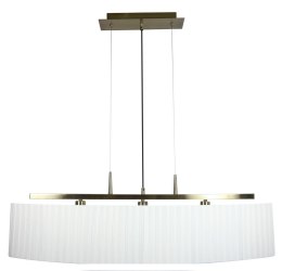 BERG LAMPA WISZĄCA 3X40W E14 PATYNA ABAŻUR BIAŁY