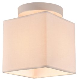 BOHO LAMPA SUFITOWA 1X40W E27 BIAŁY ABAŻ. BEŻOWY