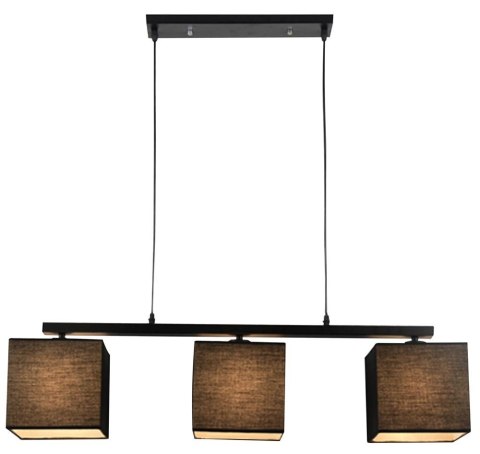 BOHO LAMPA WISZĄCA 3X40W E27 CZARNY