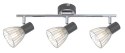 MODO LAMPA SUFITOWA LISTWA 3X40W E14 CZARNY+CHROM