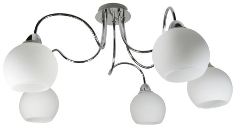 NELDA LAMPA WISZĄCA 5X60W E14 CHROM