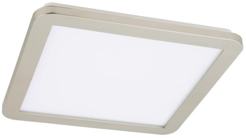 NEXIT LAMPA SUFITOWA PLAFON 40X40 24W LED IP44 SATYNA+BIAŁY 3000K