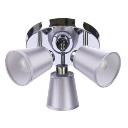 PIN LAMPA SUFITOWA PLAFON 3X40W E14 CHROM