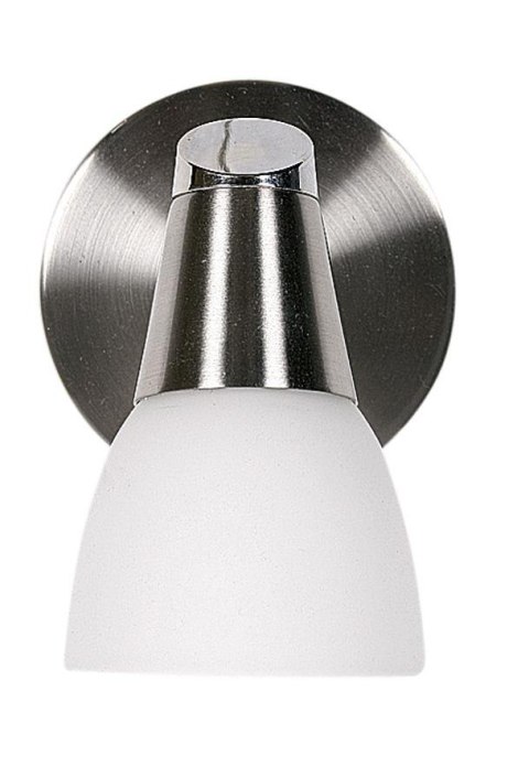 SELIA LAMPA KINKIET 1X40W G9 NIKIEL MAT/CHROM BIAŁY (BŻ)