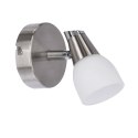 SELIA LAMPA KINKIET 1X40W G9 NIKIEL MAT/CHROM BIAŁY (BŻ)