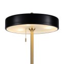 Lampa podłogowa ARTDECO czarno - złota 162 cm