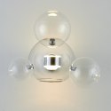 Lampa ścienna BUBBLES -3+1W LED chrom 3000 K