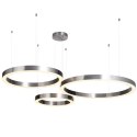 Lampa wisząca CIRCLE 40 LED nikiel szczotkowany 40 cm