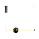 Lampa wisząca O-LINE LED 63 cm czarna